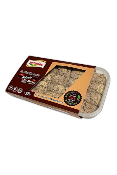 MENDOS Kakaolu Tahin Helvası ( Yerli Fethiye Tahini - Hurma Suyu ile üretilmi...