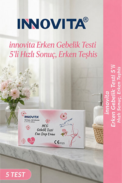 İnnovita Ultra Hızlı Gebelik Testi 5 Adet