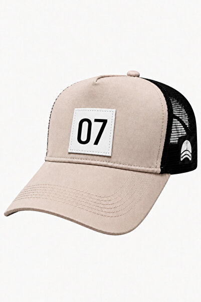 all hats 07 Patch Detailed Mesh Trucker Baseball Cap
