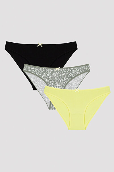 Penti Zebra 3lü Slip Külot