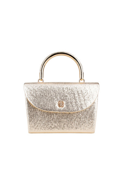 dukidasoturkiye Duki Daso Metal Handle Gold Women's Hand and Shoulder Bag |  ...