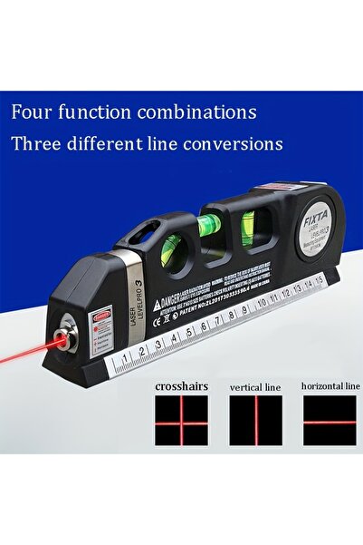 Choice black HOMEFISH Easy to Use Laser Level Line Tool Multipurpose Laser Le...