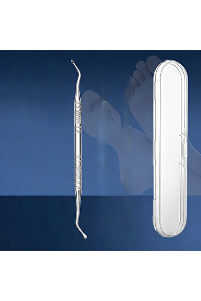 Choice 1pcs Stainless Steel Pedicure Tool for Deep Cleaning Nail Grooves Ergo...