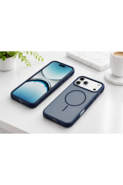 halkhouse iPhone 17 & 18 Pro Uyumlu MagSafe Kılıf Kaymaz Mat Parmak İzi Bırak...