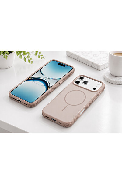 halkhouse iPhone 17 & 18 Pro Max Uyumlu MagSafe Kılıf Kaymaz Mat Parmak İzi B...