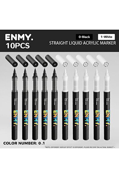 Choice4 Simple series ENMY Acrylic Marker Pen 10pcs Direct Liquid Acrylic Pai...