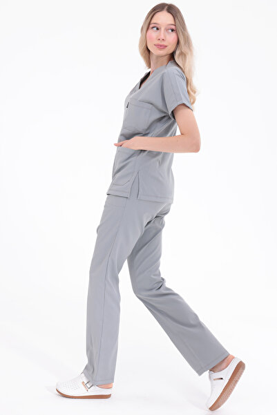 Çatı Medikal Spaniard - Technical Services Jersey Lycra Scrubs (Women) (Compl...
