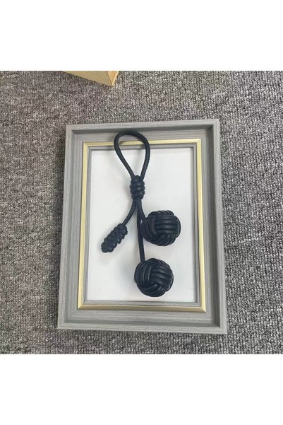 Choice3 black Delicate Cute Woven Ball Bag Decoration, Fashion Woven Cherry P...