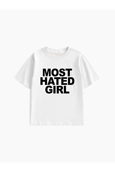 lethestudios Most Hated Girl Printed Baby Tee