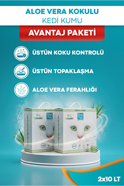 Kedi Kumu Aloe Vera 2x10 LT