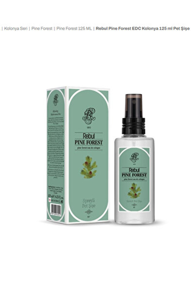 Rebul Kolonya 125 Ml Pine Forest Spreyli Pet Kutulu*12