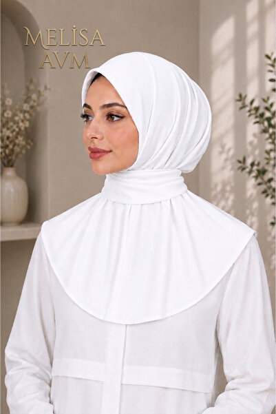 MELİSA AVM Tessetür Women's Snap-On Hijab Bonnet Ready-To-Wear Turban