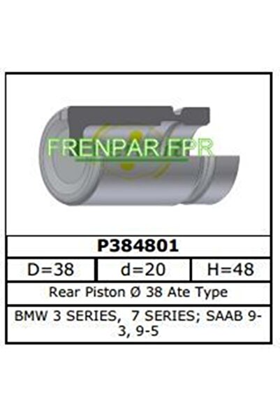 FPR Fren Kaliper Pistonu Bmw E36 Arka