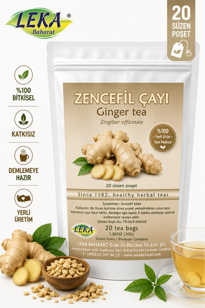leka baharat Zencefil Çayı 20x1,5g Süzen Poşet