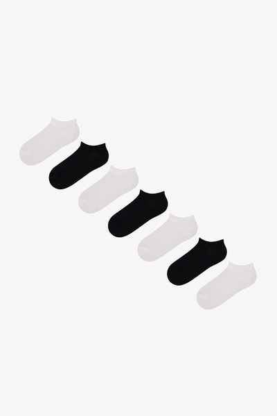 Penti Girl's Essentials Cotton 7 Pairs Bootie Socks