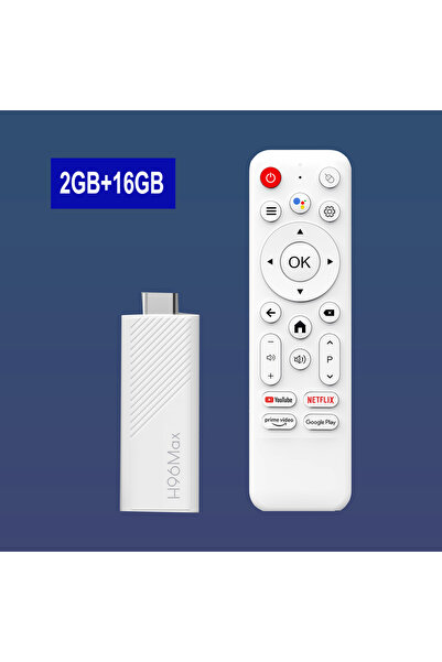 Choice7 2GB 16GB Android TV Stick H96 MAX Allwinner H313 with 4K HDR 2.4G 5G ...