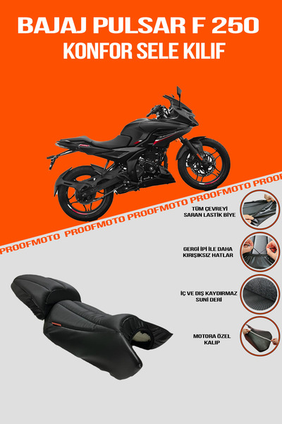 PROOFMOTO Bajaj Pulsar F250 Comfort Saddle Cover