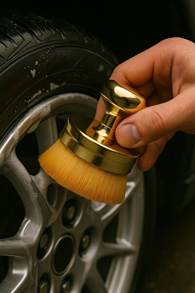 TOYFEST Car Brush Car Interior Cleaning Brush Curved Design Soft Bristle Brus...