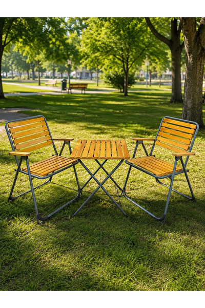Genel Markalar Metal İskeletli Bistro Set