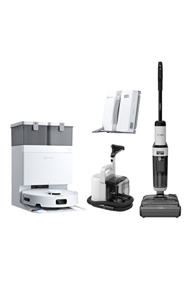 Ecovacs Çeyiz Seti 4ü 1 Arada- T30C Prime Omni Robot Süpürge - Winbot Mini Ca...