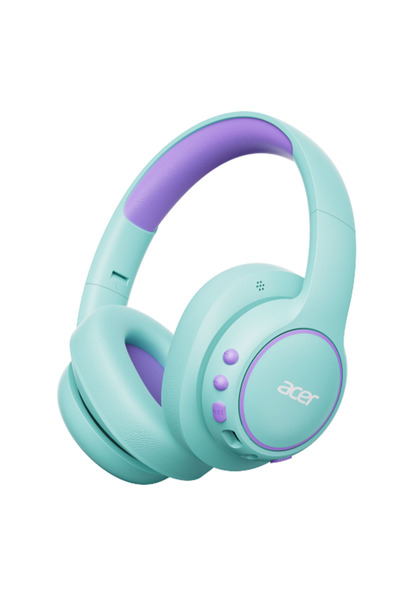Choice3 GreenPurple Acer Kids Bluetooth 6.0 Headphones Over Ear Headsets with...