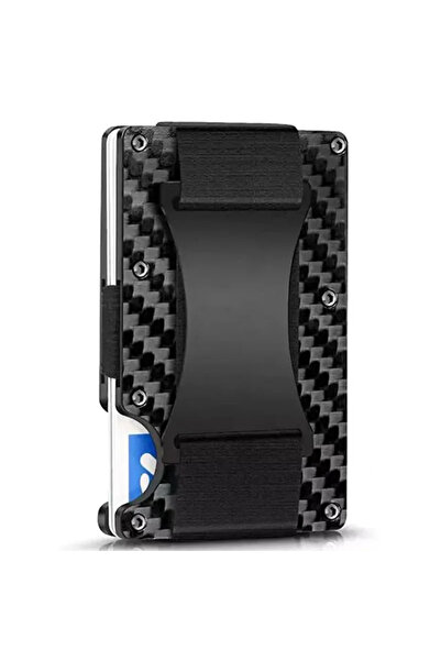 Choice Carbon Black Rfid Business Card Holder Carbon Fiber Card Holder Wallet...