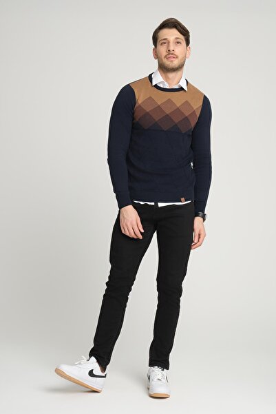 ALEXANDERGARDI PATTERNED BICYCLE COLLAR SWEATER(E23-6715)