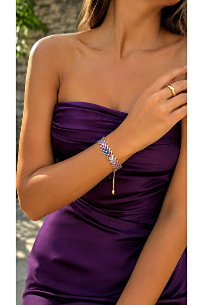 Ayza Miyuki Triangle Bracelet