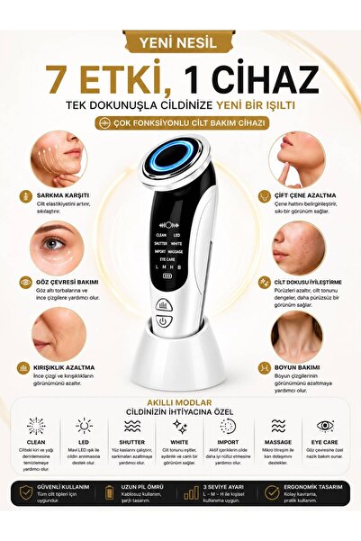 Veltrex Sıkılaştırma cihaz kırışıklık leke Giderme Yüz ütüsü RF Peeling Cilt ...