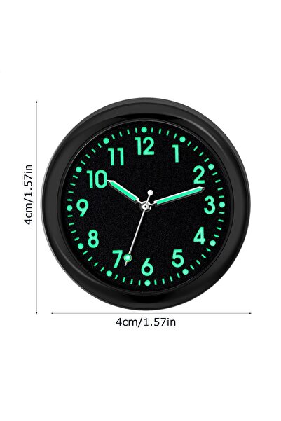 Choice1 B Glowing Analog Car Dashboard Clock, Stick-On Quartz Replacement Clo...
