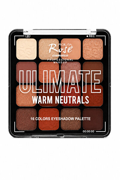 Roesıa Rose Cosmetics Rose Warm Neutrals 16'lı Göz Farı