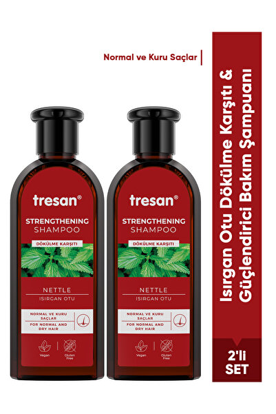 Tresan Nettle Anti-Hair Loss & Strengthening Care Shampoo – Normal and Dry Ha...