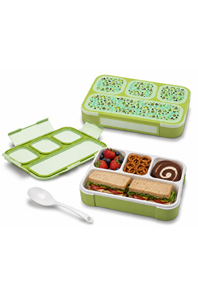 Beni World Beni Kids Bento Lunch Box with 4 Compartments, Leakproof, Food Con...