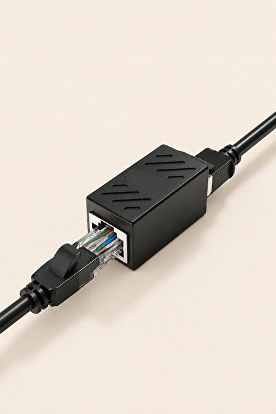 MVLH 2 Adet Ethernet Kablo Birleştirici RJ45 Coupler - Gigabit Destekli - Yük...