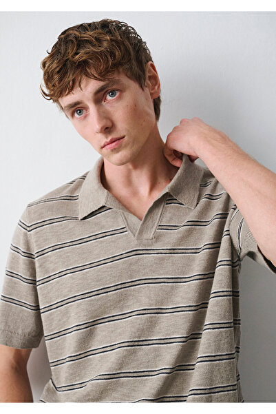 Mavi Linen Blended Brown Polo Knitwear 0710411-70352