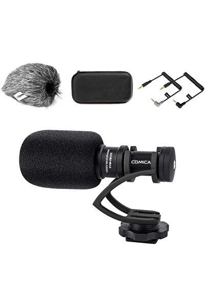 Choice COMICA Black Comica CVM-VM10II Professional Shotgun Microphone with Sh...
