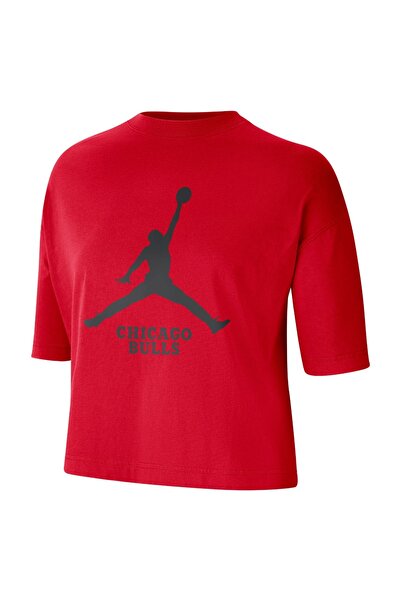 JORDAN CHI W NK ES JDN SS BOXY TEE FD1824-657 Κόκκινο