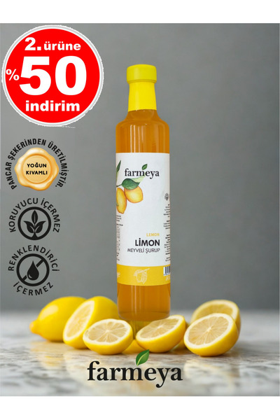 farmeya Limon Özü 700gr - Limon Meyveli Şurup