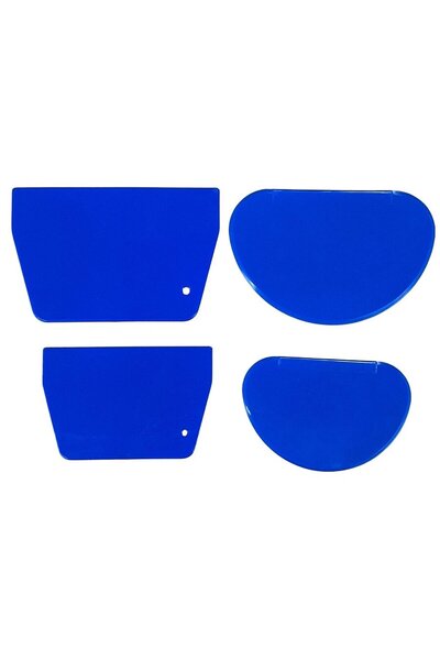 dinckitchen Dinc Kitchen Plastik Oval Hamur Kazıyıcı 4lü Set