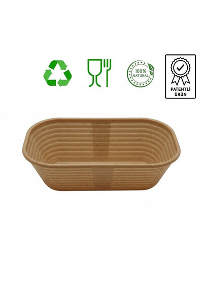 Oval Bio Ekmek Hamur Mayalama Sepeti 25x14x9 cm Bio Oval 25X14X9