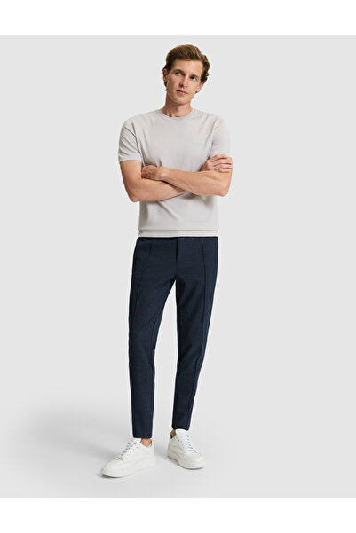 Pierre Cardin Navy Blue Fabric Trousers 50304684-Vr033