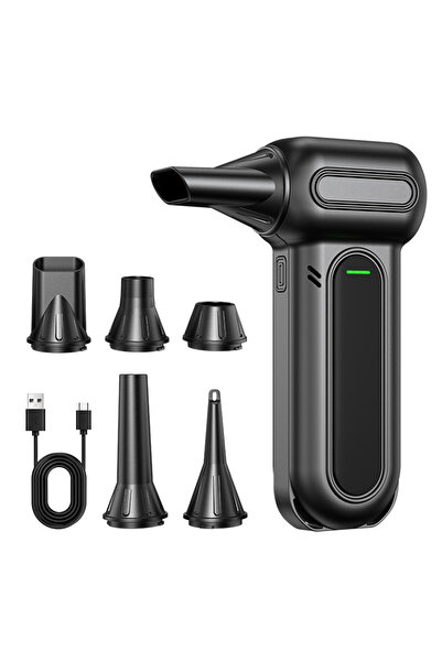 Choice black Electric Compressed Air Duster with Brushless Motor 8000mAh 3-Ge...