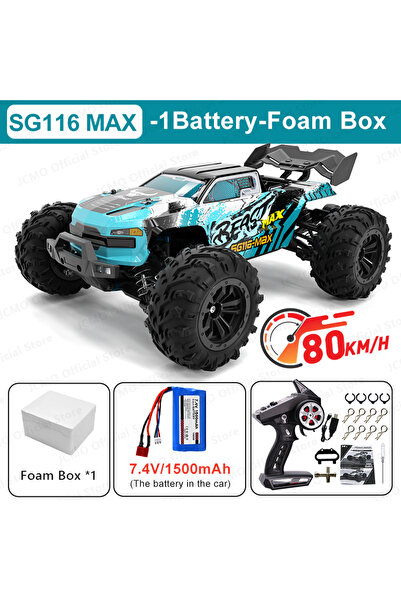 Choice SG116MAX-Foam Box SG116MAX 80KM/H High Speed RC Car Brushless 4WD Off-...
