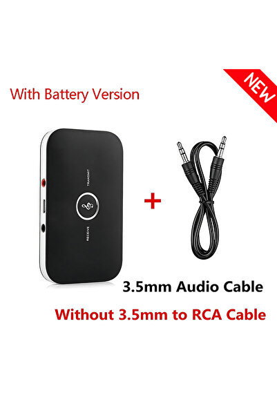 Choice4 جهاز إرسال واستقبال صوتي بلوتوث 5.3 ثنائي الوظائف (بدون كابل RCA) B6،...