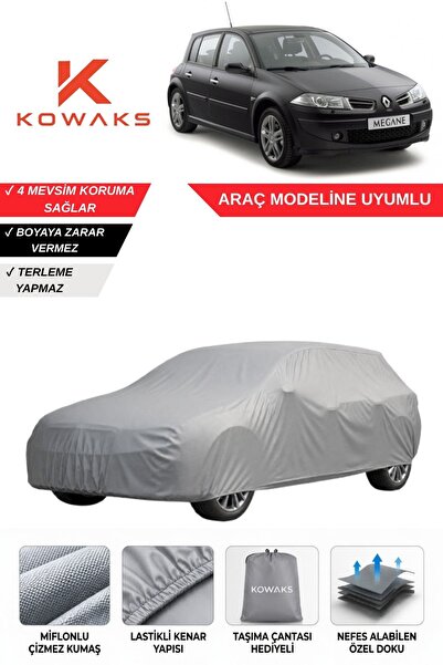 KOWAKS Renault Megane 2 Hatchback Oto Branda, Araba Brandası