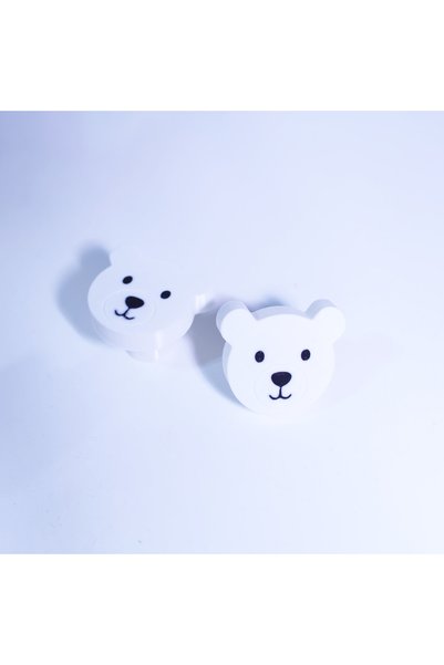 ka tasarım Minipaws Head Collection Montessori Children's Baby Room Handle Sold as a Set of Two