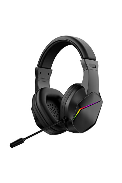Choice black Wireless BT Gaming Headset with LED Lights, Low Latency Gaming H...