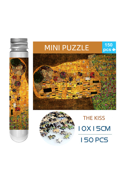 Choice THE KISS 150pcs Mini Test Tube Puzzle The Kiss Gustav Klimt Famous Pai...