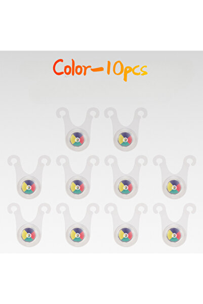 Choice1 color G4703D10pcs 10Pcs Waterproof LED Tent String Rope Guard Hanging...