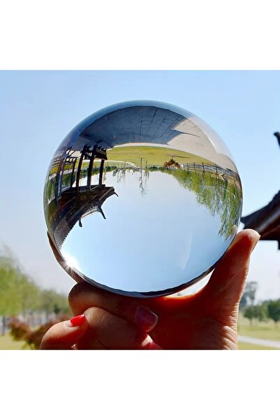 Choice كرة بلورية زجاجية شفافة مقاس 100 مم، دعامة تصوير فوتوغرافي، كرة فنغ شو...